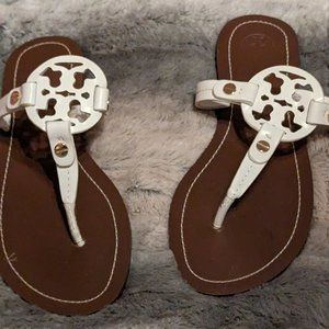 BRAND NEW DUPE Tory Burch (Miller) Sandal In white